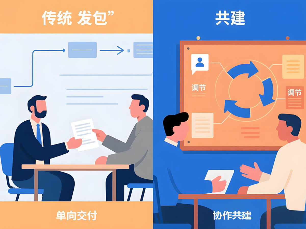 技术合作模式从“发包”转向“共建”，甲方思维在变化