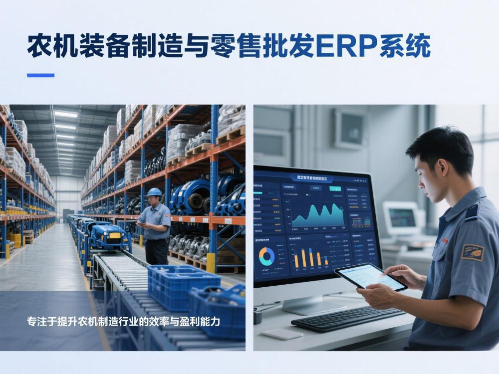 项目案例丨农机装备制造与零售批发ERP系统