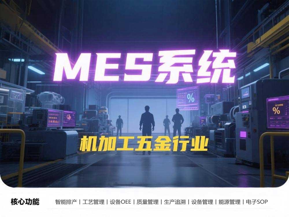 项目案例丨机加工五金行业MES生产管理系统